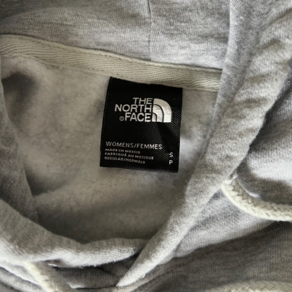 The North Face Gray Hoodie with Green Logo - Picture 5 of 5